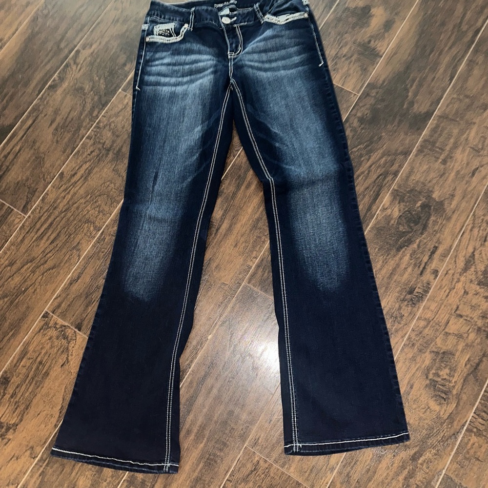 Maurices Dark Indigo Boot Cut Jeans